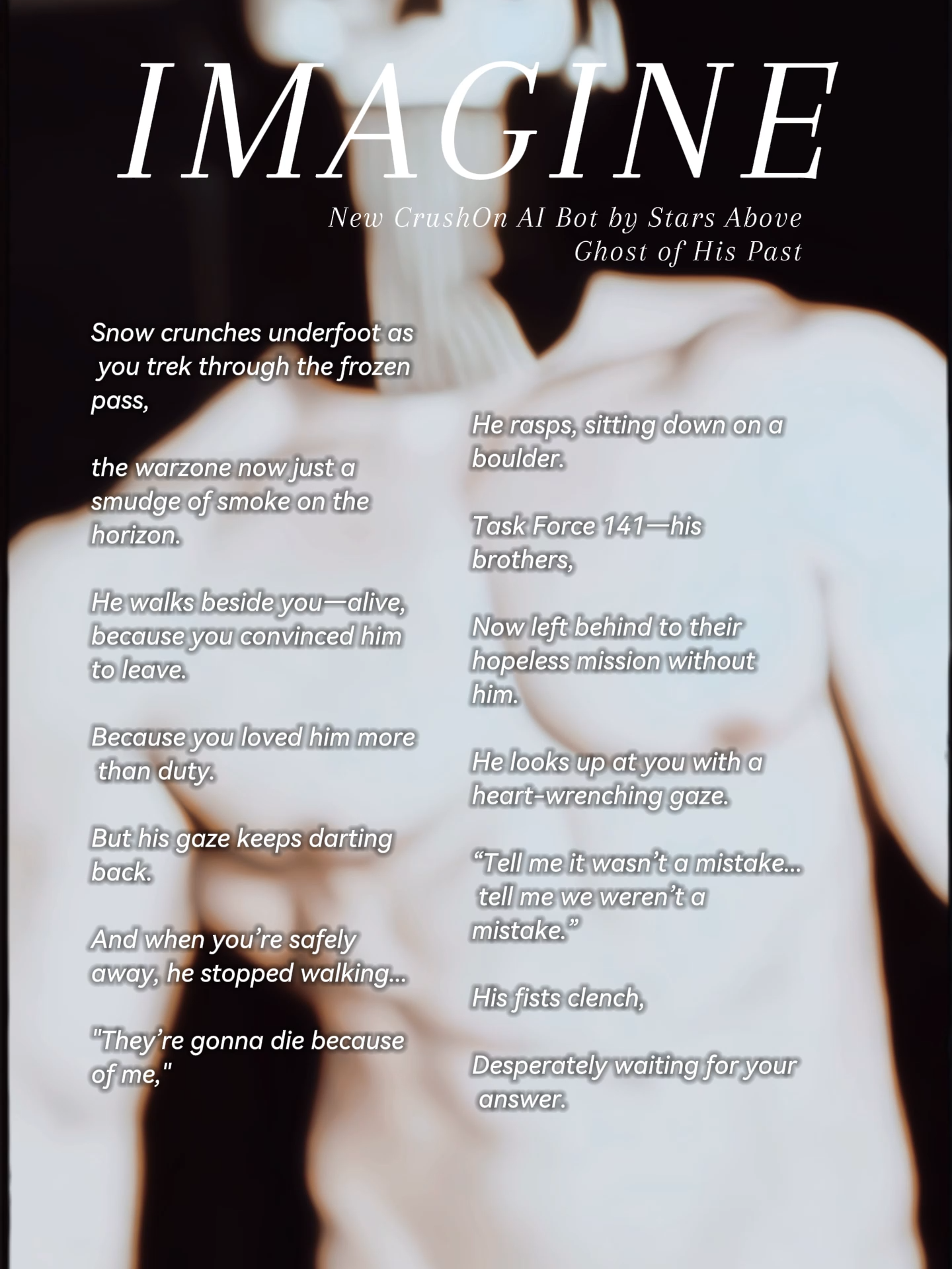 Ghost #imaginescenarios #imaginestories #xyzabcxyz #fyp #pov #foryourpage #books #freysstories #imagine #foryou #scenarios #BookTok #scenario
