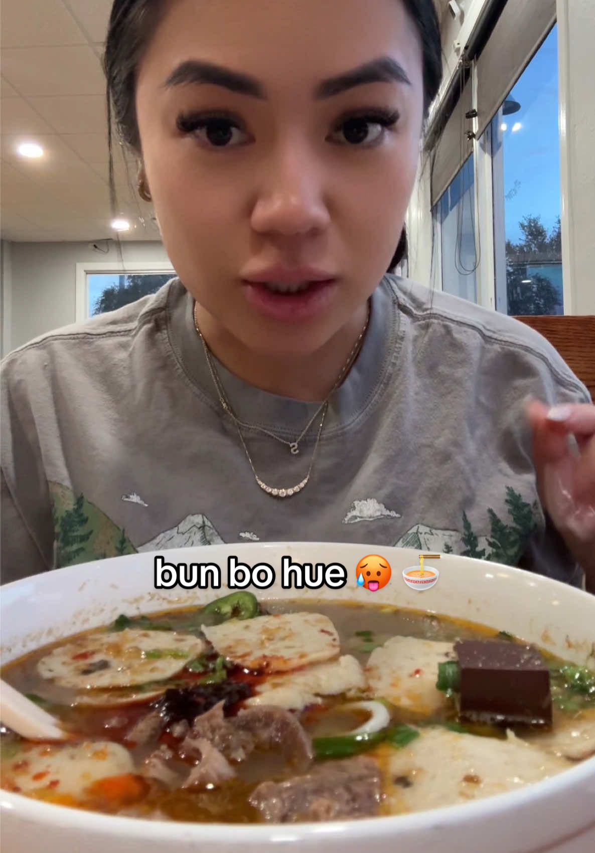 best bun bo hue I’ve had in a while 🥵🍜 Pho Lovers in Pinellas Park #bunbohue #mukbang #mukbangeatingshow #vietnamesefood #pholoverspinellaspark 