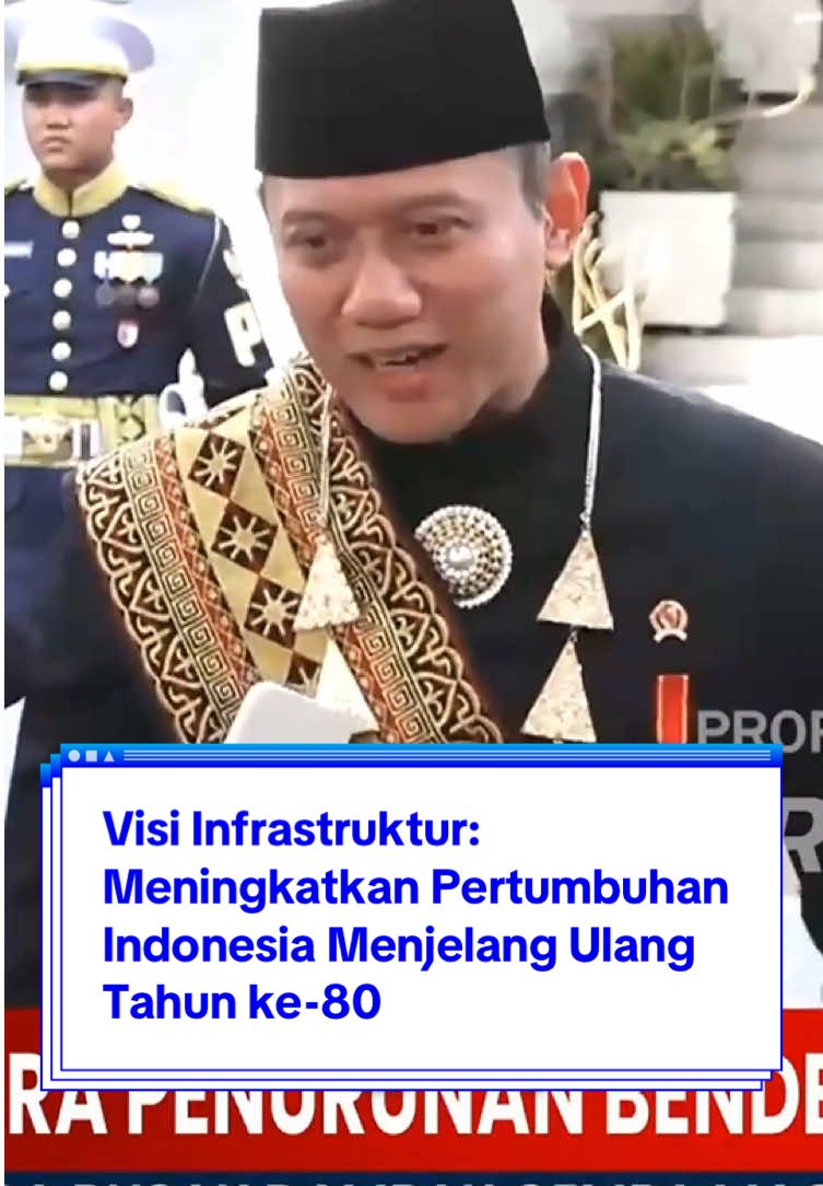 Visi Infrastruktur: Meningkatkan Pertumbuhan Indonesia Menjelang Ulang Tahun ke-80 Agus Harimurti Yudhoyono, Menteri Infrastruktur, menekankan pentingnya pengembangan infrastruktur untuk memberikan dampak positif bagi masyarakat, dengan tujuan pembangunan yang lebih baik untuk mendorong pertumbuhan ekonomi dan distribusi yang adil. Ia menyebutkan persiapan untuk acara khusus, menyoroti ulang tahun ke-80 Indonesia. #AHY #MenkoAHY #HUTRI80  #MACI #MACISumbar