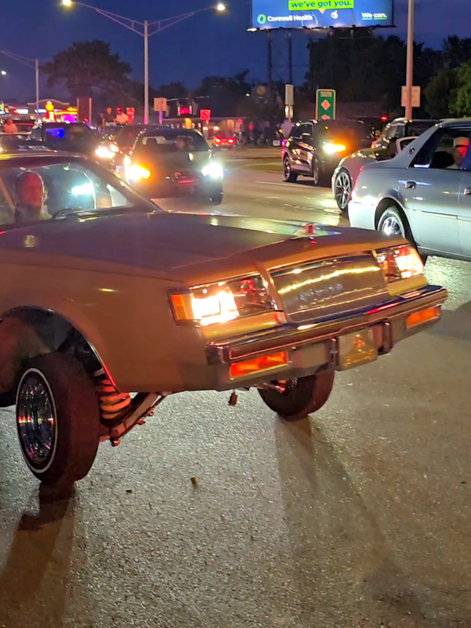 Buick Regal Lowrider Classic Car Drive By Woodward Dream Cruise 2025