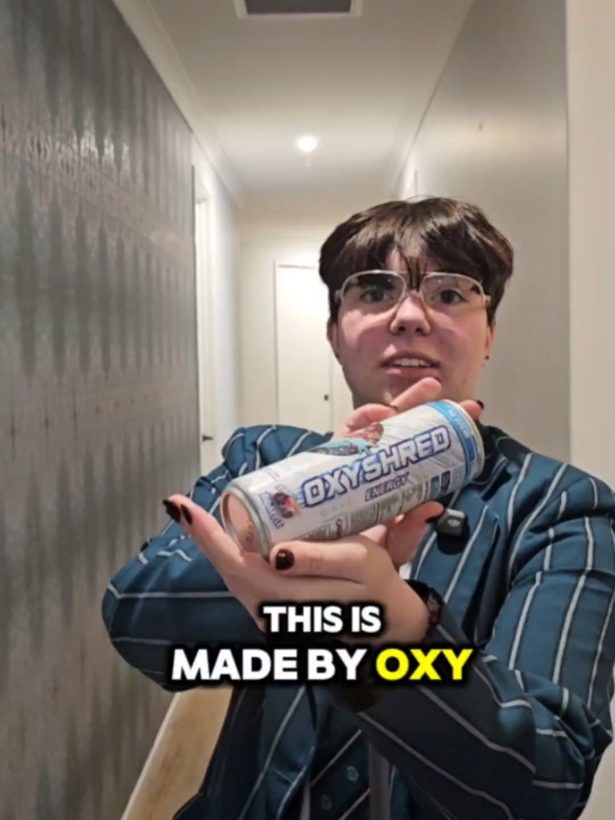 Who you gonna call when you low on energy? Oxyshred frosty apple energy drink!  Video 229 of 365 #energydrink #drinkreview #oxyshred #oxyshredenergy #drinks 