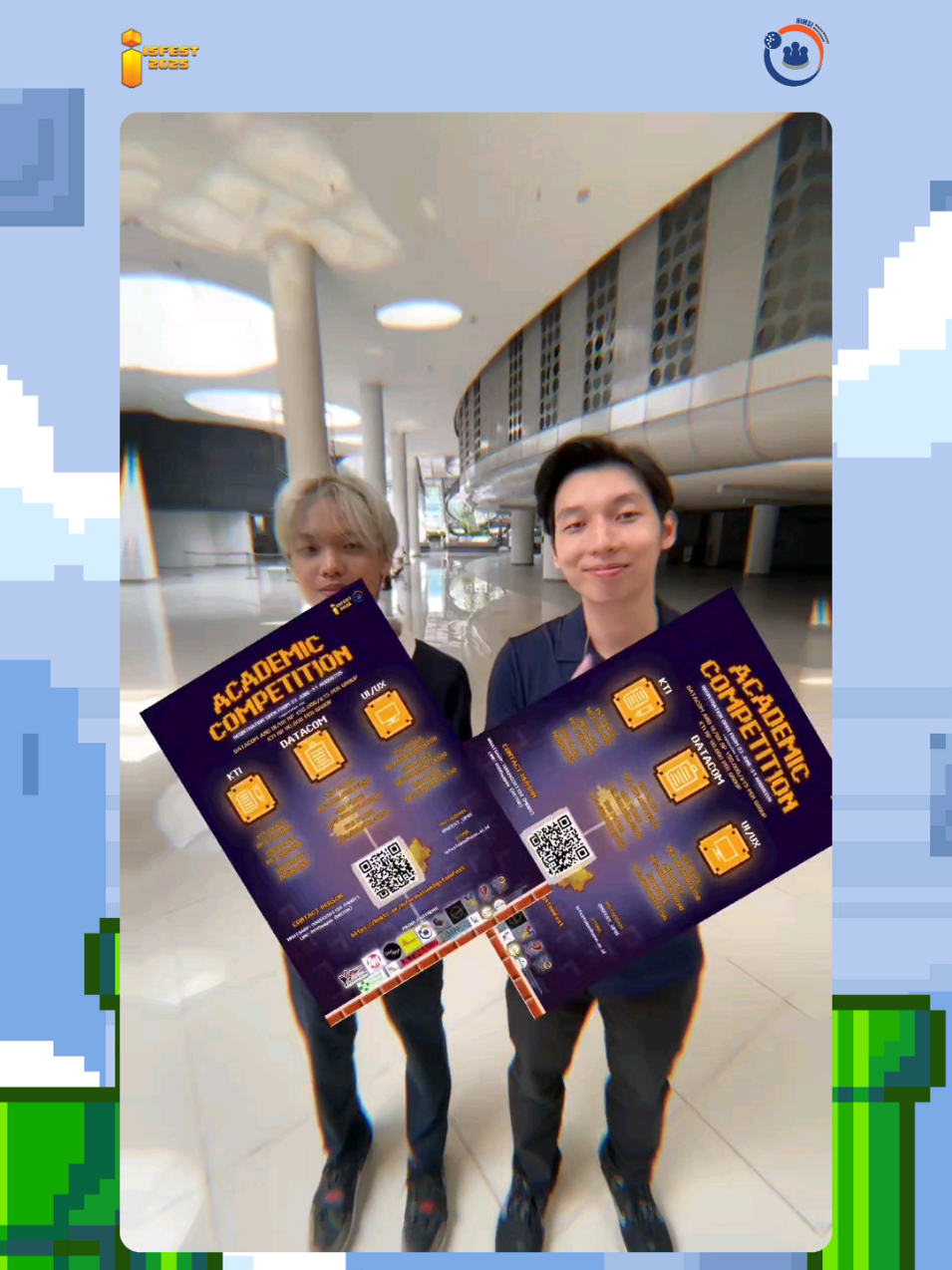 [NO NEED TO LOOK ANY FURTHER!  ACADEMIC ✅ ESPORT ✅ ISFEST HAS IT ALL] Still choosing between a brain-based competition and a gaming tournament? Don’t bother because ISFEST 2025 has both! This year we’re going INTERNATIONAL and offering total prizes up to Rp10,000,000++ 💥 📚 Academic Track – Scientific Writing (National) – Data Competition – UI/UX Design Challenge 🎮 Esports Track – VALORANT  – Mobile Legends (National) Register now and level up before 31 August. 🔗 https://linktr.ee/InformationSystemFest _ #ISFEST2025 #HIMSIGENXV #LevelUpConquerYourDestiny #FromKnowledgeToVictoryShapeYourDestiny _ For more information: @isfest_umn @umn_si