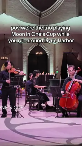 Moon in One’s Cup from Genshin Impact! #genshin #GenshinImpact #liyue #yupengchen #music #cover #vgm #videogames #videogamemusic #violin #cello #piano #trio #musician #classicalmusician 