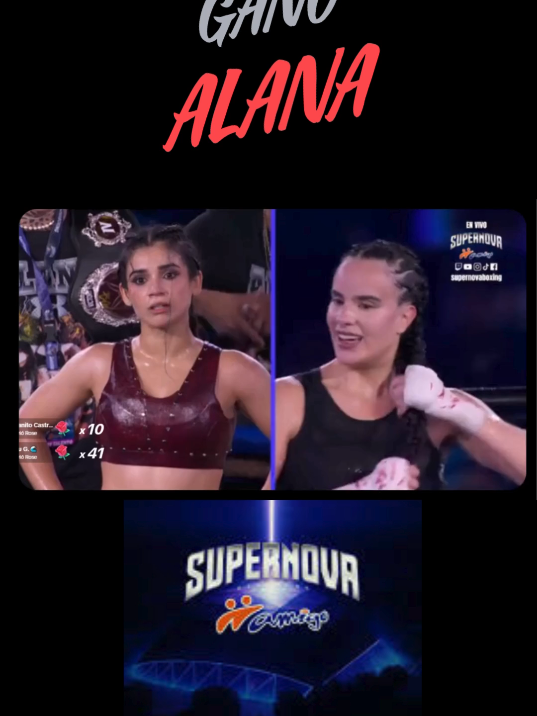 ALANA ganó.