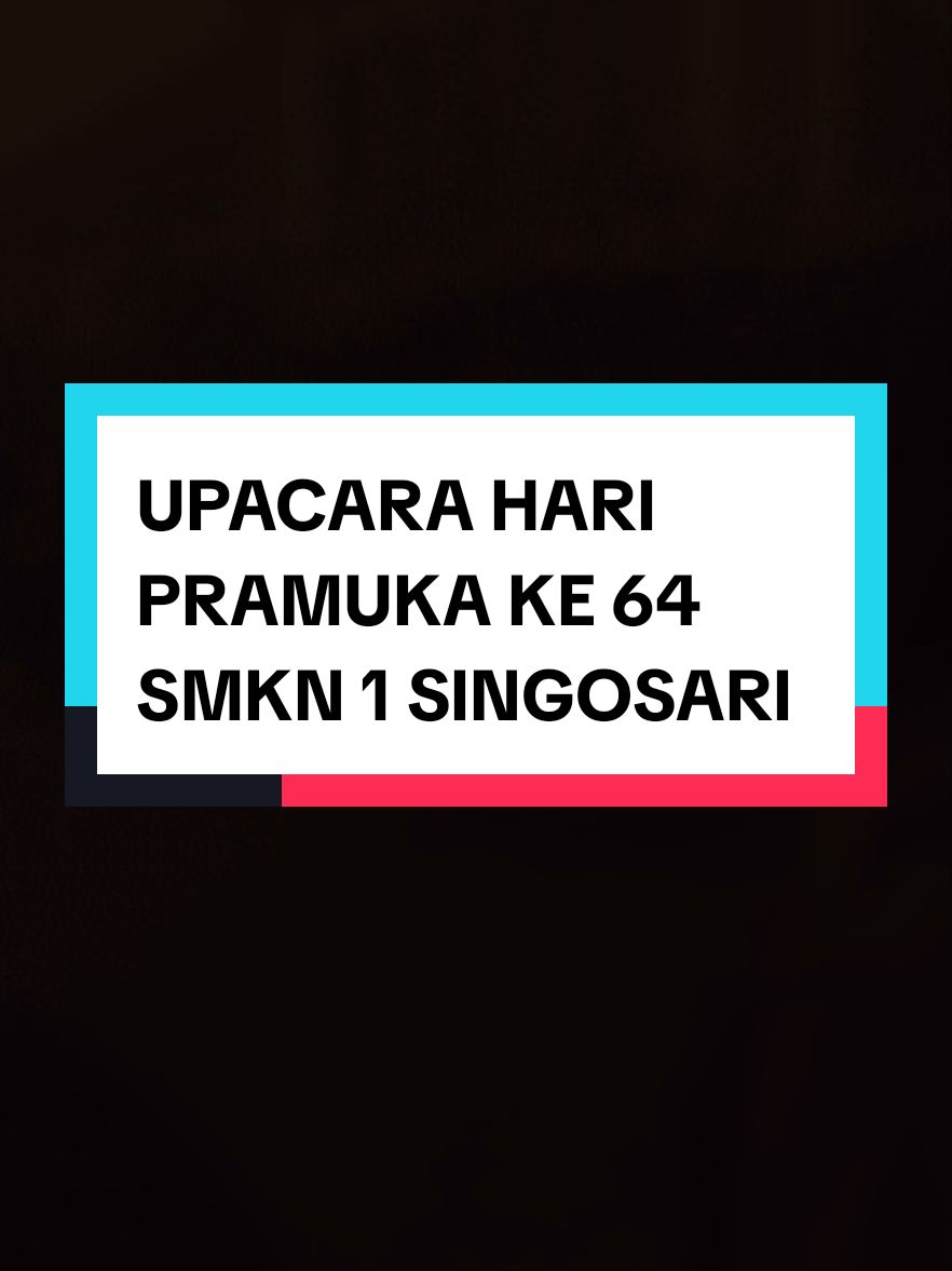 Pada 14 Agustus 2025, seluruh warga SMKN 1 Singosari mengikuti upacara Hari Pramuka dengan khidmat dan penuh semangat. 