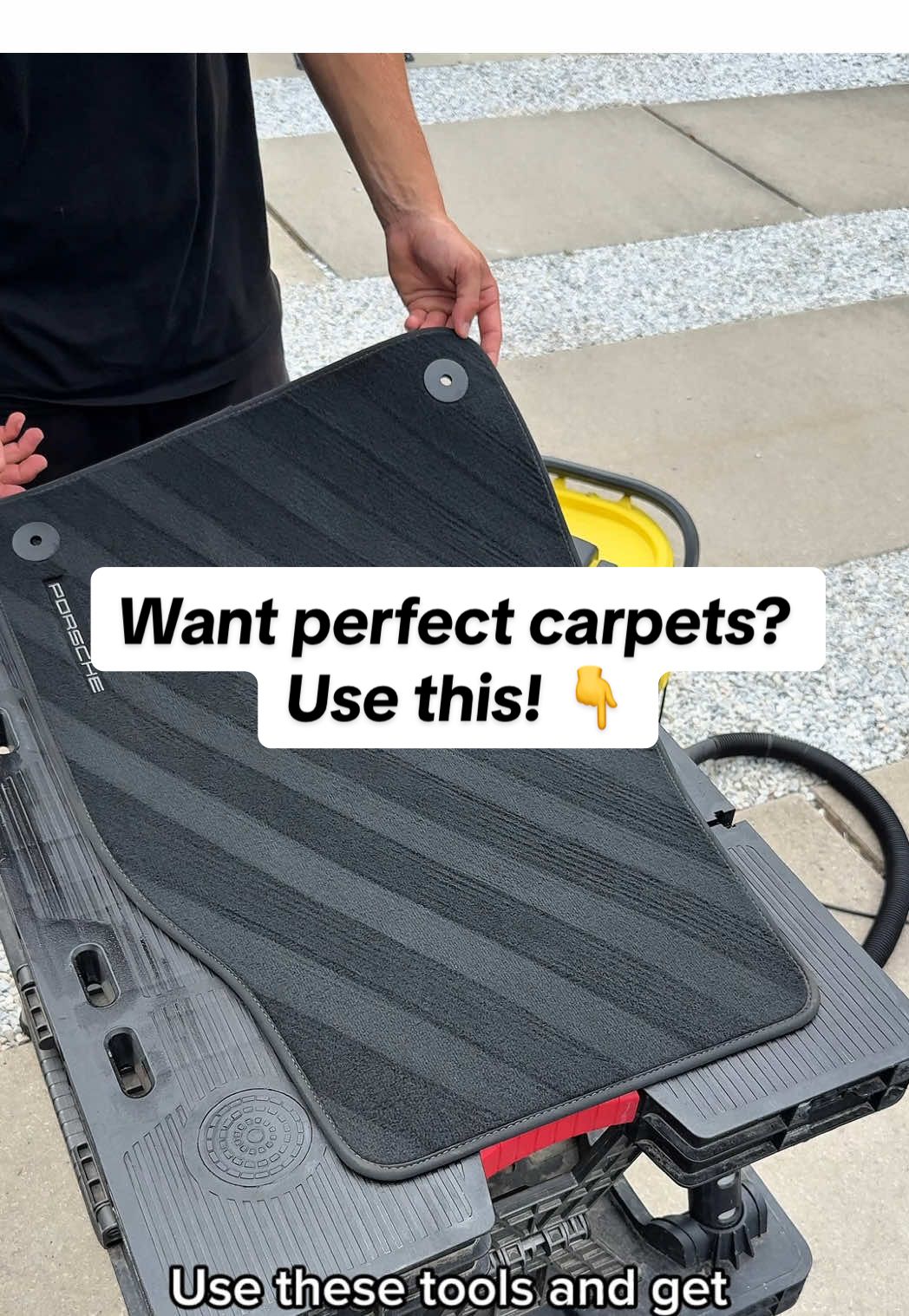 This is the RIGHT way to clean carpets! 👀 #cardetailing #fyp #satisfyingvideos #carpetcleaning #porsche 