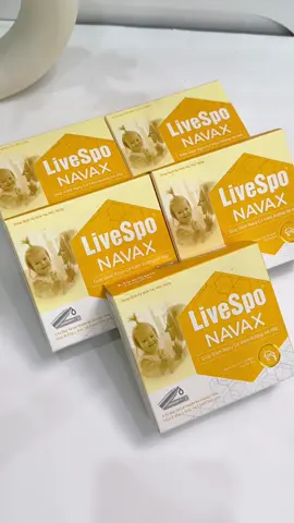 Nước muối sinh lý chứa lợi khuẩn cho bé Livespo Navax 👍👍👍#navaxvang #livesponavax #viemtaimuihong #mevabe #xuhuong 