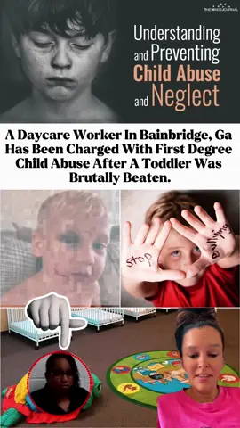 A daycare worker in Bainbridge, GA has been charged with first degree child abuse after a toddler was brutally beaten.
  #truecrime #crimenews #bainbridgegeorgia #daycareabuse 
 #fyp #foryou #childabuseawareness #justice #news