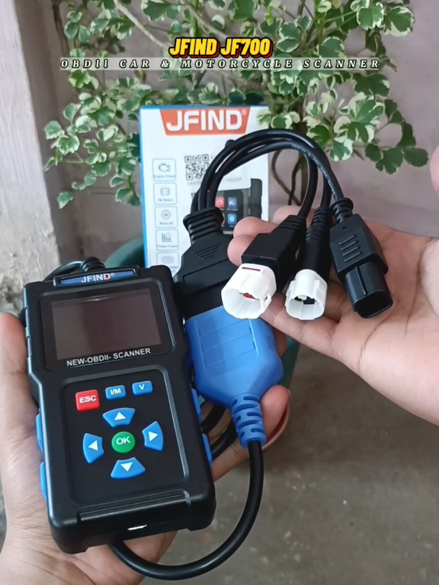 JFIND JF700 OBDll Car & Motorcycle Scanner. Engine System Code Reader OBD2 Diagnostic Tool. Check Engine ba? Check this out. #jfindjf700 #carscanner #diagnostictools #scanner #foryou 