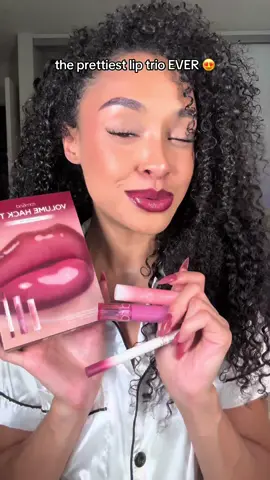 THIS TRIO IS ABSOLUTELY WORTH THE HYPE 💋 #romnd #romndlipgloss #liptrio 