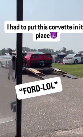 #mustang #corvette What happened here? #racing 