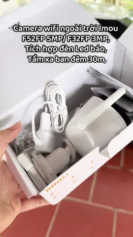 Camera wifi ngoài trời Imou F52FP 5MP/ F32FP 3MP, Tích hợp đèn Led báo, Tầm xa ban đêm 30m, Cảnh báo chuyển động - Imou Komex Store#camerangoaitroi #cameraimou 