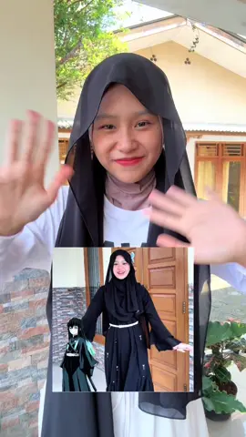 Ini yang minta tutorial hijab muichiro yaa langsung ditutorialkan sama yang cosplay semoga suka dan bermanfaat 🥰😉 #tokitomuichiro #demonslayer #tutorialhijab #tutorialhijabcosplay 