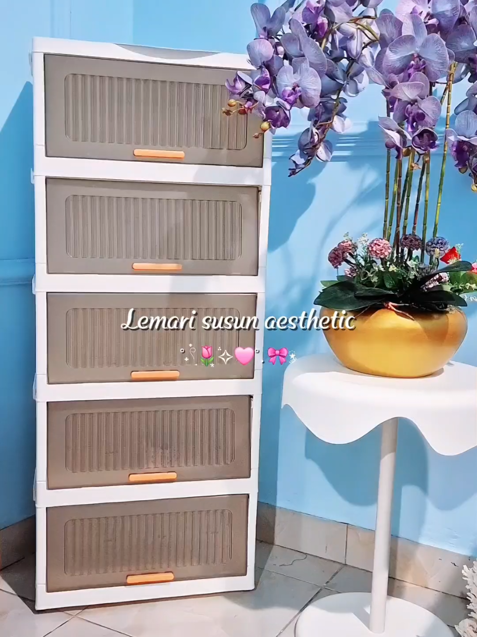 lemari susun model estetik ini bisa utk naruh apa aja lho #lemarisusun #raksusun #lemariserbaguna #lemaribaju #lemaripakaian 