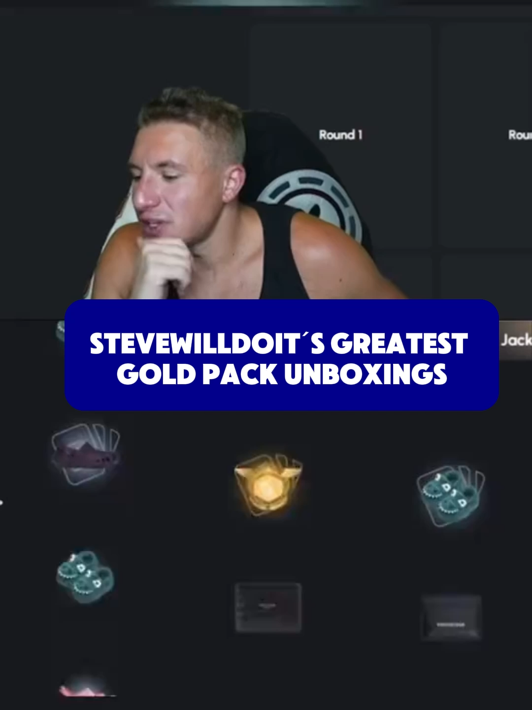 STEVEWILLDOIT´S GREATEST GOLD PACK UNBOXINGS #packdraw #fyp #paratii