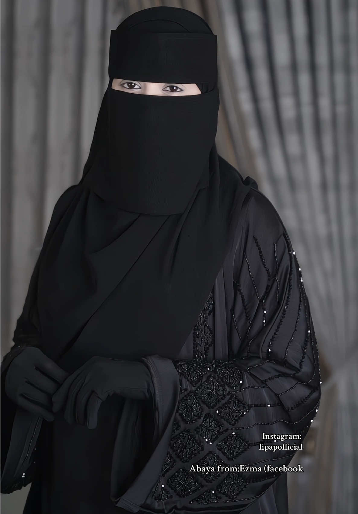 Abaya & Niqab from:Ezma (facebook)🌻