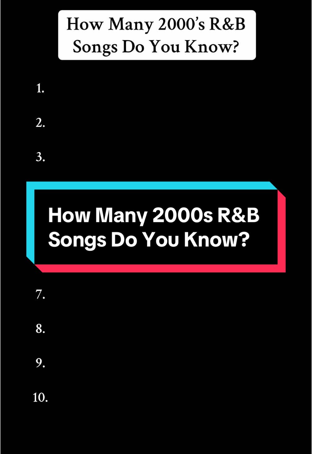 So many amazing r&b songs! #fyp #viral #music #songs #rnb #rnbvibes #2000s #00s #2000sthrowback #throwback #2000smusic #throwbacksongs #nostalgic 