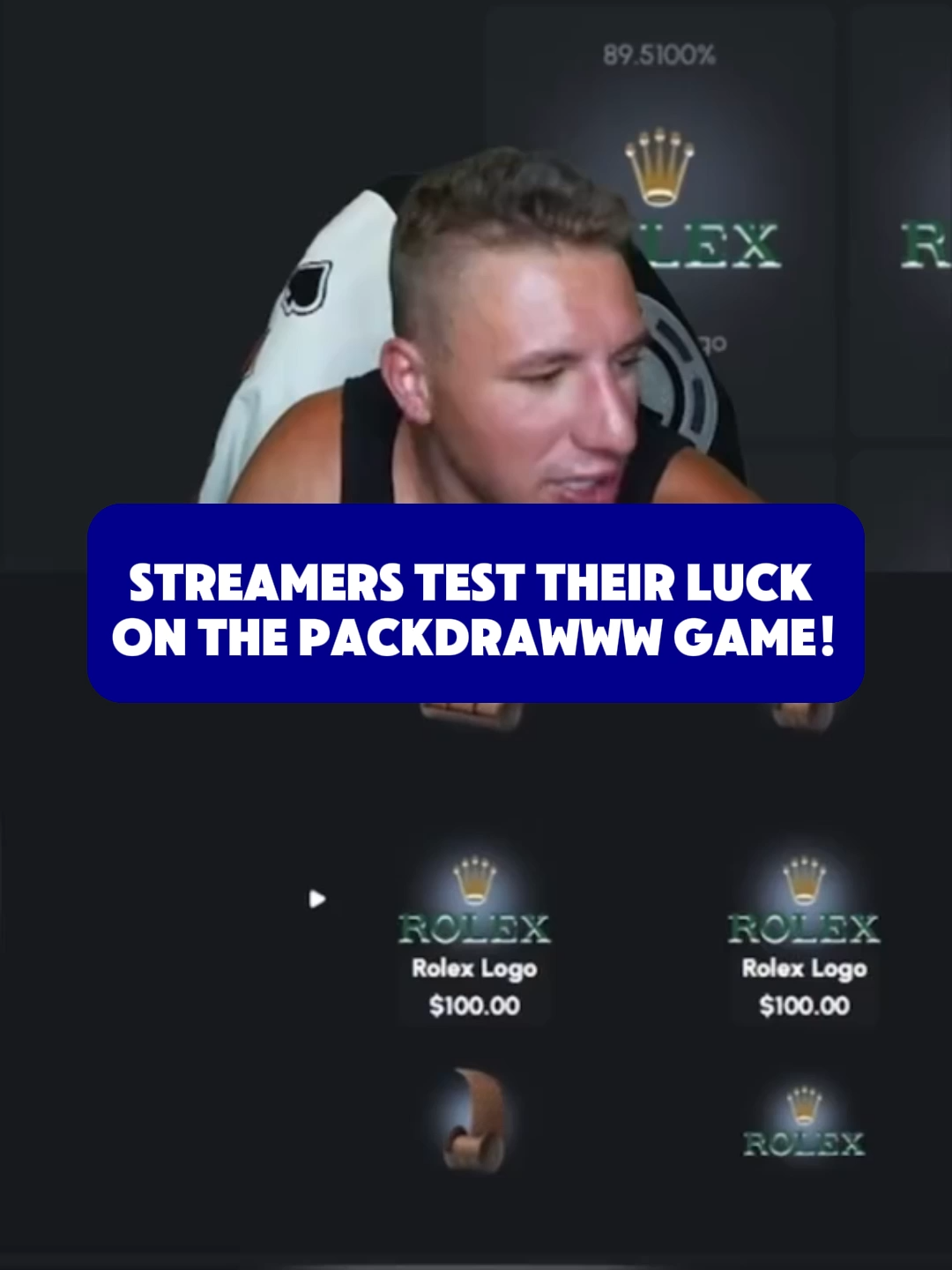 STREAMERS TEST THEIR LUCK ON THE PACKDRAWW GAME.. #fyp #paratii #packdraw