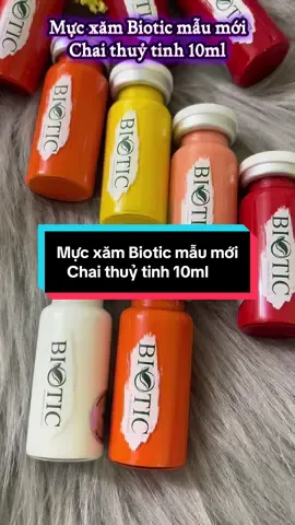 Mực xăm Biotic mẫu mới.Chai thuỷ tinh 10ml#mucbiotic #xuhuong 