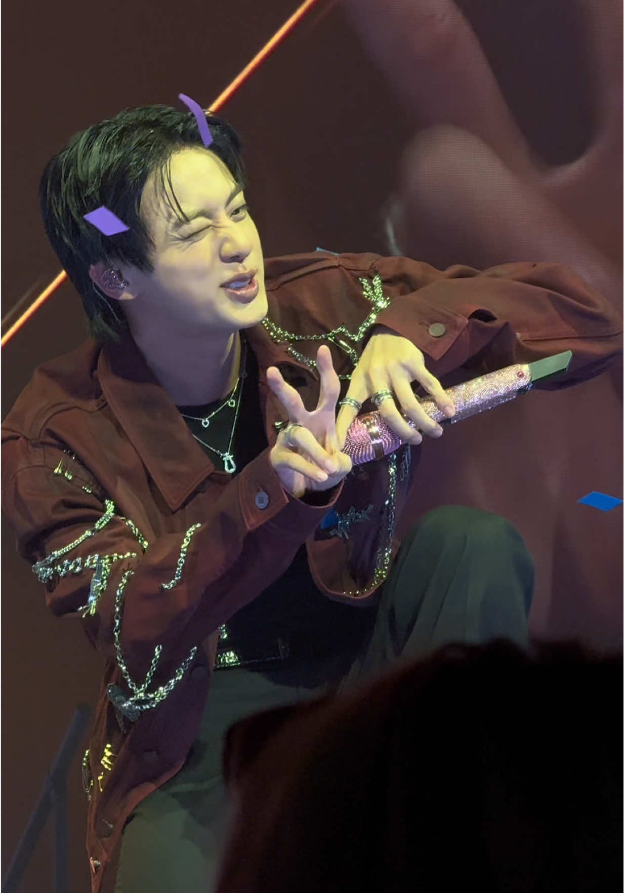 Butter -Dallas Day 2 😎🤭🧈 how does he make everything look adorable?! #runseokjin_eptour #bts #jin #butter 