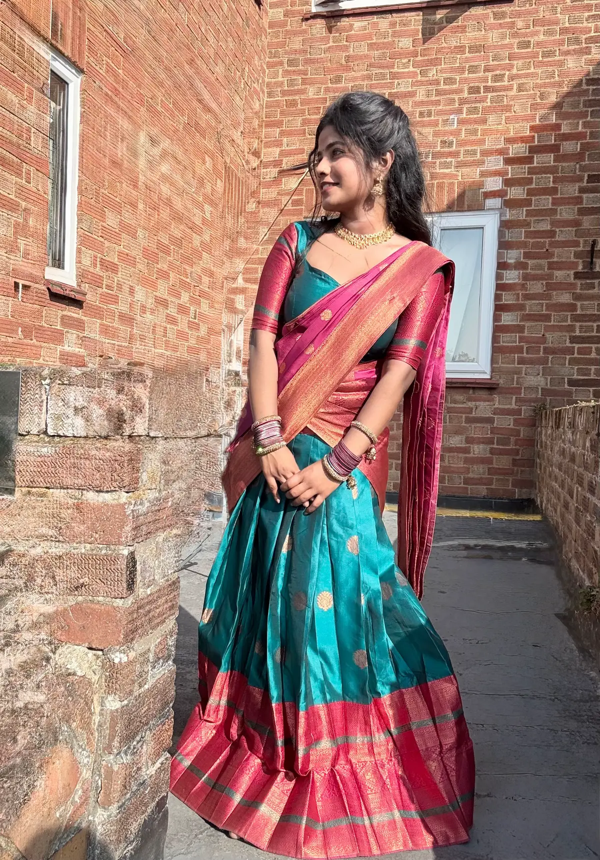 EelingammanTemple#vibe #halfsaree