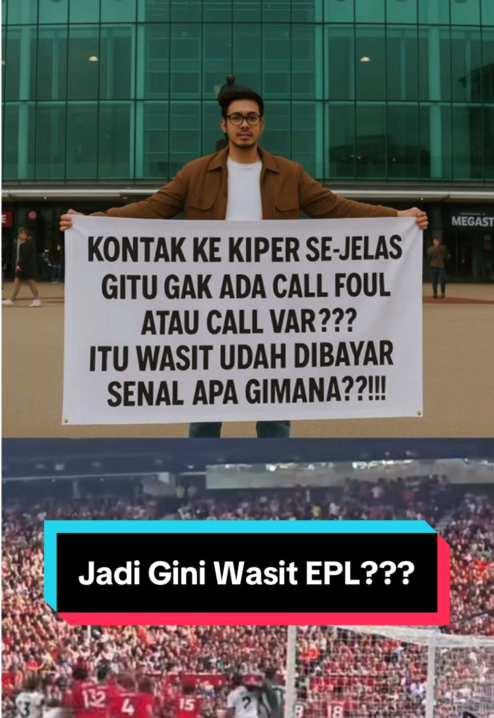 Jadi gimana nih sohib TikTok? Keputusan wasit udah tepat apa salah??? Kalo gua sih janggal ya... #manchesterunited #arsenal #PremierLeague #football #fyp 