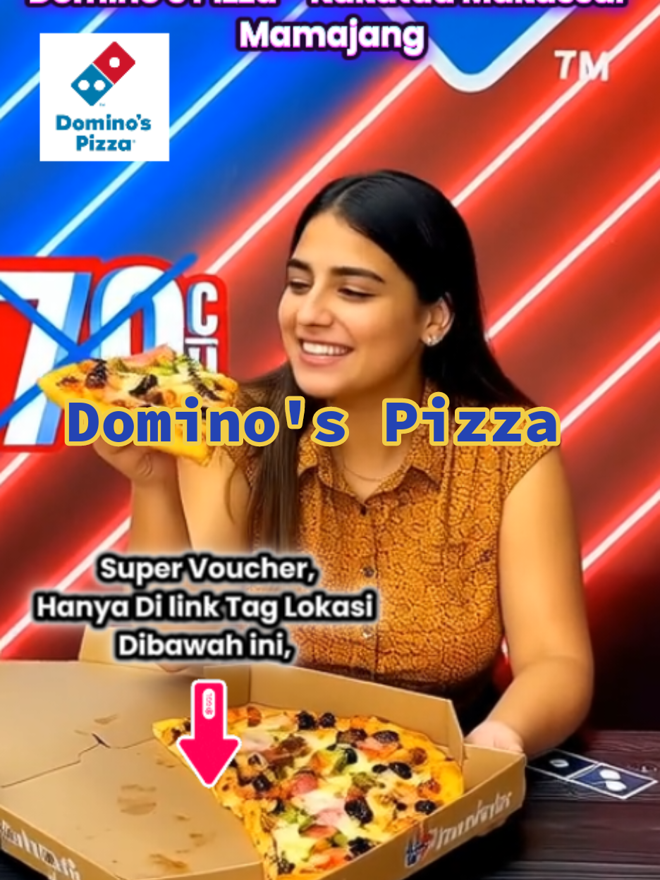 Domino's Pizza - Kakatua Makassar Mamajang, Makassar, Sulawesi Selatan, Indonesia #dominospizza #makassar #pizza #tiktokgo 