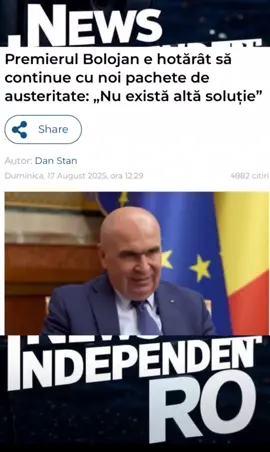 Când crezi că ai văzut tot, vine Premierul Bolojan cu 'nu există altă soluție' la austeritate. 🫠 România, ești pregătită? #PoliticaRomaneasca #Austeritate #SolutiiCreative #UmorNegru #TaraMea 