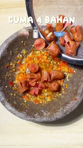 sosis geprek ala rumahan 🤩