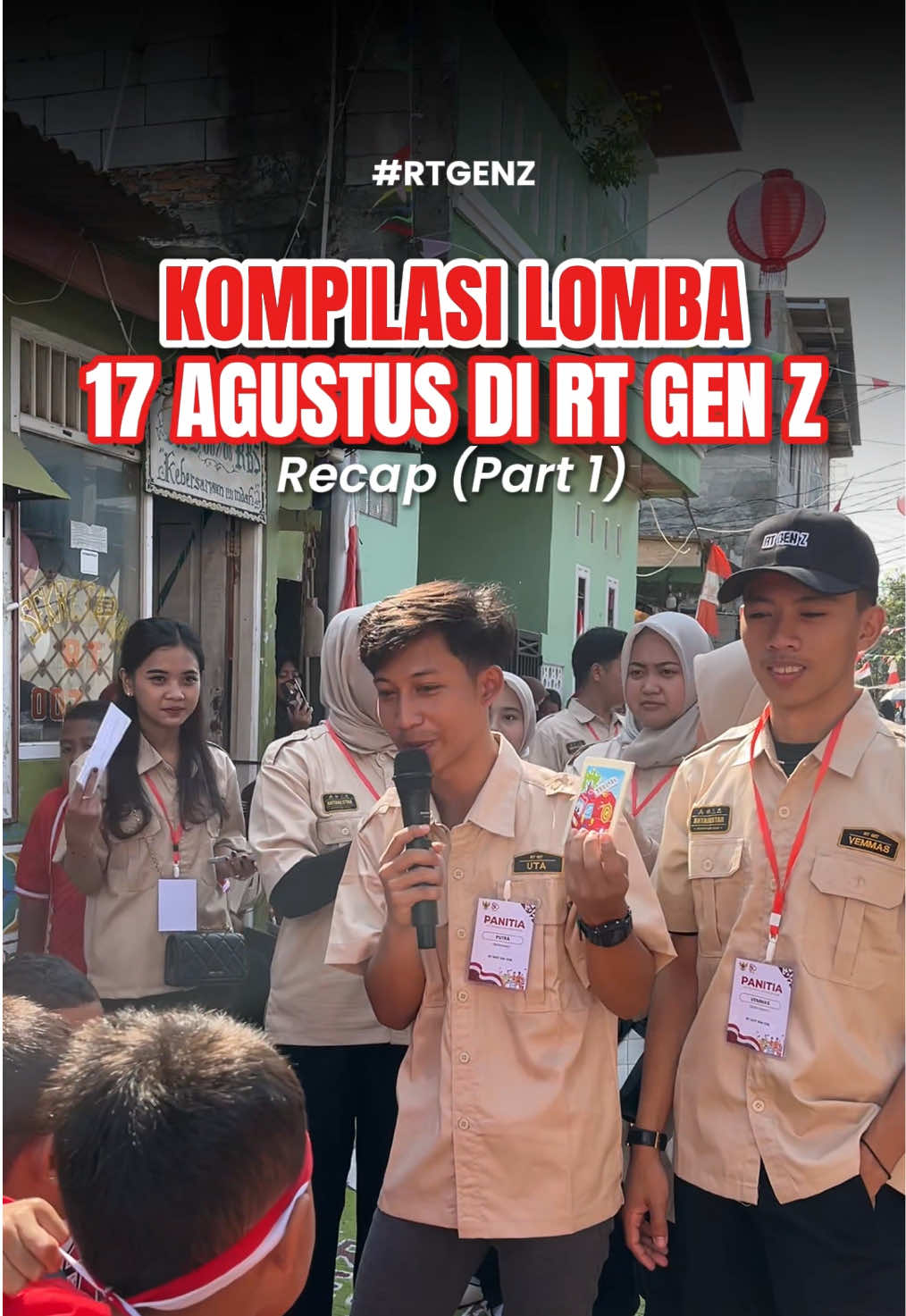 Dari lomba sederhana, lahir tawa luar biasa ❤️🤍 Ini baru awal, part 2 siap lebih meriah! #rtgenz #hutri80 #17agustus 