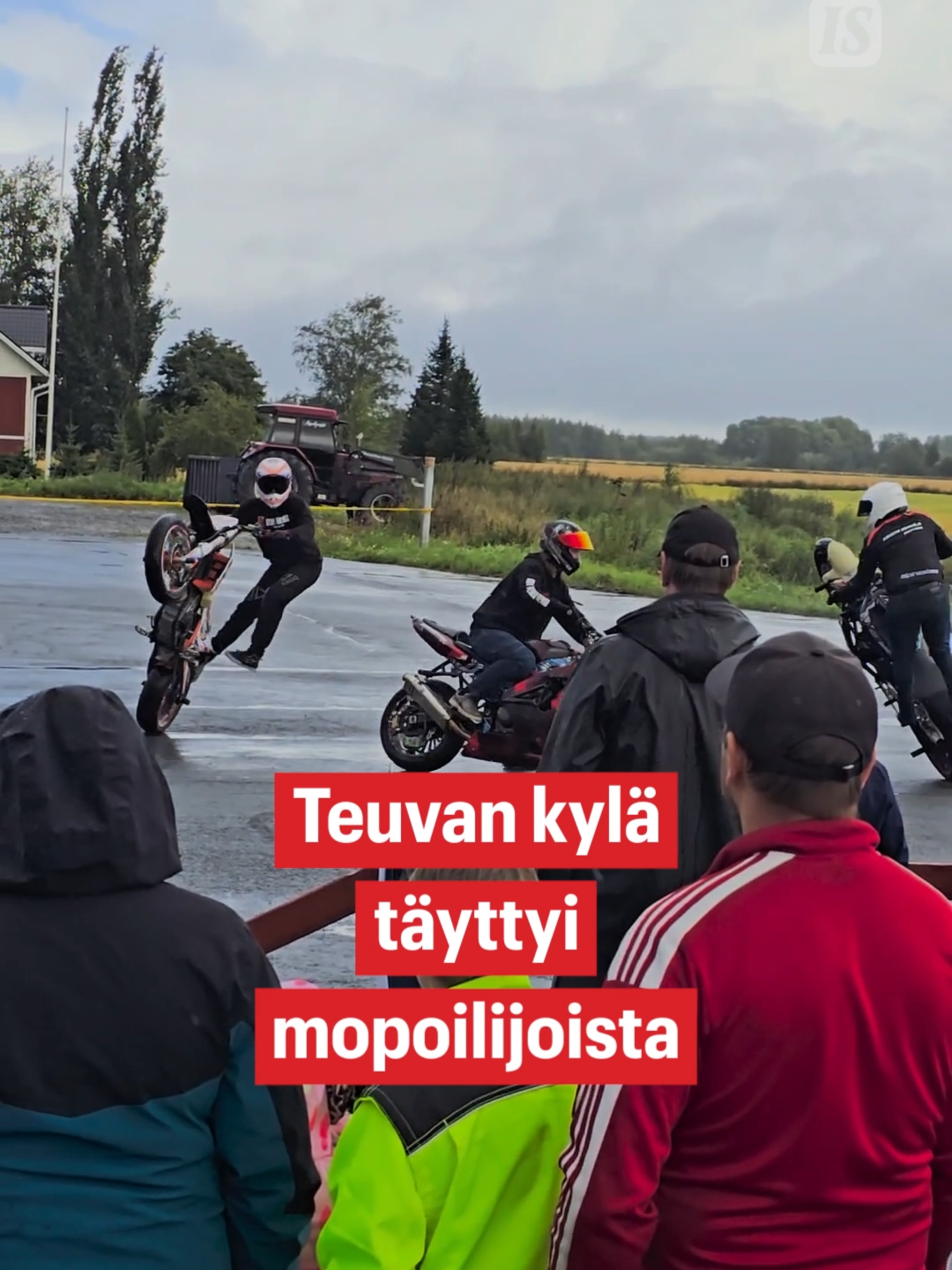 Teuvalla järjestettiin lauantaina nuorten mopomiitti, jossa sai luvan kanssa temppuilla ja keulia mopojen kanssa. Miitin takana olivat paikalliset nuoret Rasmus Salo ja Väinö Korkola sekä etsivää nuorisotyötäkin tehnyt Sonja Lehtonen. Kolmikkoa hiersi se, että nuorilla ei ollut paikkakunnalla luvallista paikkaa toteuttaa harrastustaan. Miitissä esiintyivät extreme-motoristit ja stunt-kuskit Konsta Kukkola, Erkka Hanka ja Eero Syrjänen. Video: Pirjo Latva-Mantila #teuva #eteläpohjanmaa #mopot #mopomiitti #uutiset #nuoret #iltasanomat
