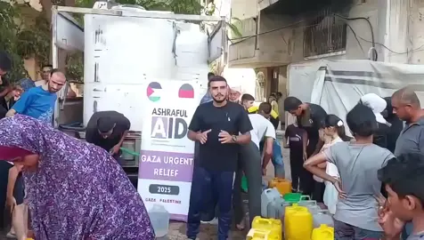 EMERGENCY APPEAL: CLEAN WATER FOR GAZA Every drop matters. Ashraful Aid Germany is on the ground in Gaza, restoring access to clean, life-saving water for families caught in crisis. Children shouldn’t have to walk miles for a sip of water. Together, we can be their lifeline. Donate now and help us keep Gaza hydrated with hope. Ashraful Aid First National Bank (FNB) Zakat Acc: 628 176 903 41 Lilah: 628 176 787 77 Reference: Your Name - mobile number - Zakat/Lilah/Sadaqat Branch: 250655 Email: finance@ashrafulaid.org www.ashrafulaid.org