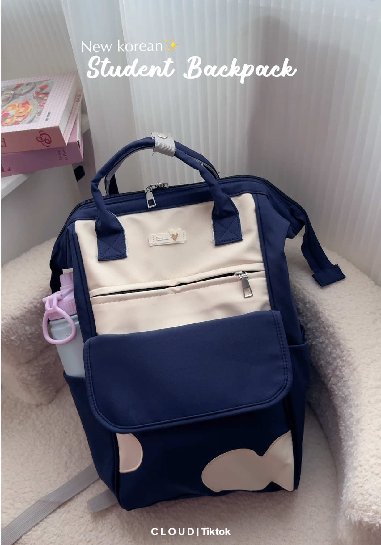 New large capacity school backpack reco! 😍✨ #backpack #backpackforschool #largecapacitybag #bag #studentbackpack 