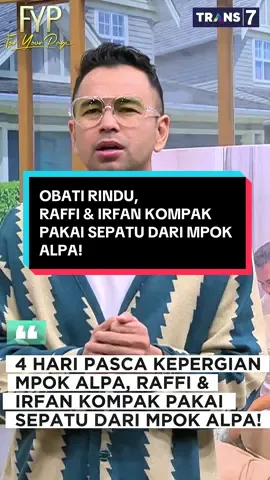 Riiill setia kawan! Loooove TRIO RIA🤍✨🥹 #fyp #fyptrans7 #raffiahmad #irfanhakim #mpokalpa 
