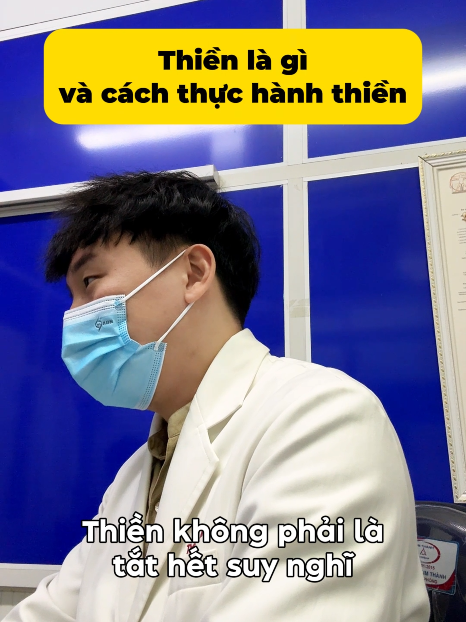 Thiền là gì và cách thực hành thiền Lưu ý: Video chỉ mang tính cung cấp thông tin và giáo dục sức khỏe, không thể thay thế buổi tư vấn y tế trực tiếp. Vui lòng tham khảo ý kiến bác sĩ trước khi áp dụng. Chúng tôi không chịu trách nhiệm với mọi rủi ro nếu tự ý áp dụng các thông tin được nhắc tới trong video.