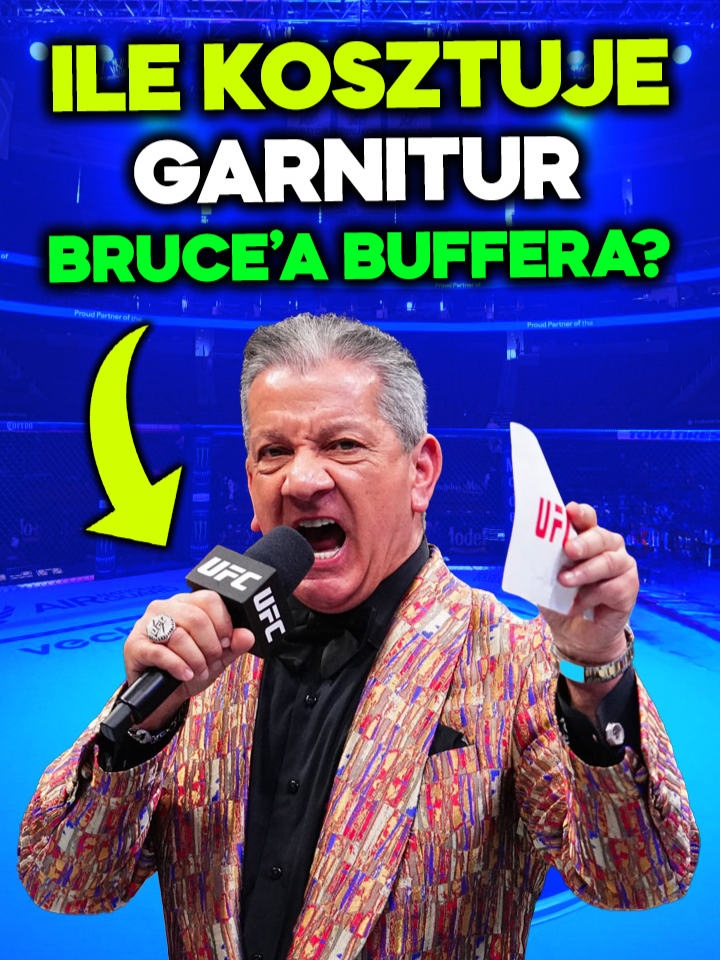 Nie uwierzysz, ile kosztuje garnitur Bruce'a Buffera! 💸 Bruce Buffer, legendarny announcer UFC, nie tylko słynie ze swojego ikonicznego „It’s time!”, ale też z... garniturów wartych fortunę. Przez ponad 28 lat zapowiadał największe walki w historii UFC, a na każdą galę zakłada zupełnie nowy, unikatowy garnitur. Nigdy nie nosi tego samego dwa razy. Ale ile kosztuje taki luksus?  📌 Każdy garnitur Bruce’a Buffera kosztuje ponad 10 000 dolarów!  Przy setkach wydarzeń, które prowadził – jego garderoba mogła kosztować miliony. To nie tylko styl, to znak rozpoznawczy człowieka, który sam mówi o sobie „The Voice of the Octagon”. Bruce Buffer, announcer UFC, Bruce Buffer garnitur, ile kosztuje garnitur Buffera, UFC announcer zarobki, UFC ciekawostki, Bruce Buffer styl, garnitury Bruce’a Buffera, It’s time UFC, Bruce Buffer ile zarabia, UFC 319, UFC Polska, UFC legendy, Bruce Buffer UFC #BruceBuffer #UFC #MMA