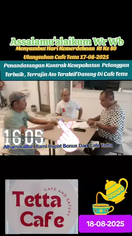 Ulang Tahun Cafe Tetta #subcribe #jangkauanluas #pengikut #Follow #liveforthechallenge 