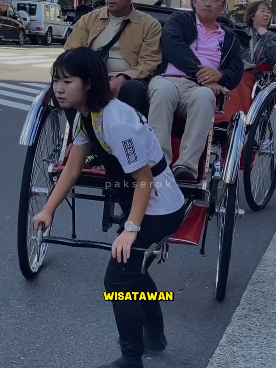 becak unik jepang yang ditarik manusia #fypシ #masukberanda #faktaunik #jepang #xyzbca 