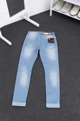 Celana panjang jeans pria slimfit strett melar #outfitcowo #celanapanjang #celanajeans #celanamurah #celanaviral 