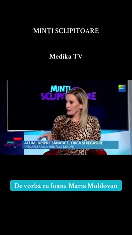 Prezentă în lumina reflectoarelor de peste două decenii, jurnalista Ioana Maria Moldovan a împărtășit aspecte din experiența sa de viață în cadrul emisiunii „Minți sclipitoare”, difuzată de Medikatv . Îndrăgita jurnalistă a explicat faptul că din fiecare experiență de viață ar trebui să învățăm lucruri care să ne ajute să ne schimbăm în bine.