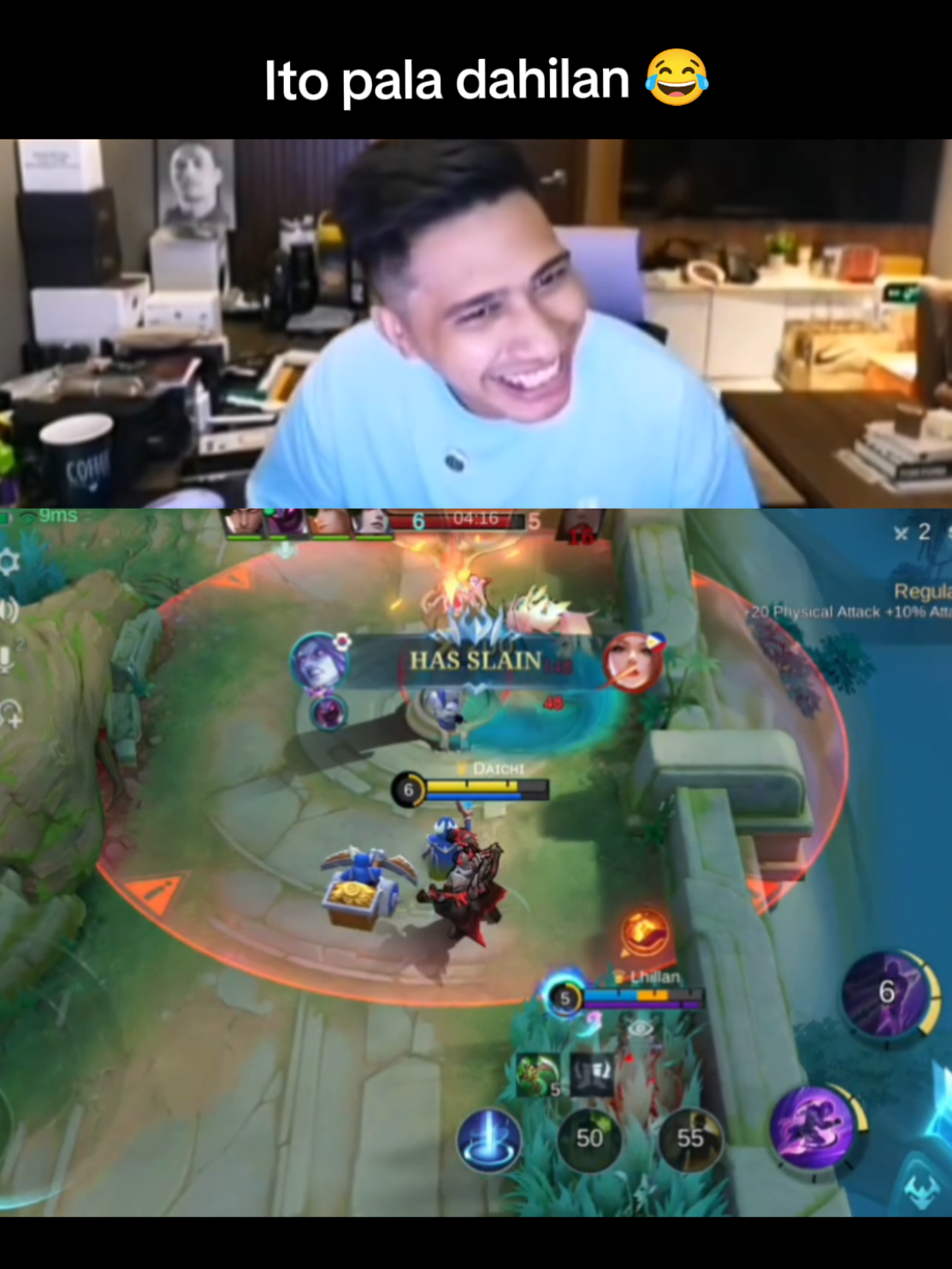 Lumaki ulo Kaya ganyan😂#akosidogie #BossD #mlbbcreatorcamp #renejay #MLBB 