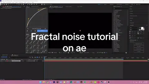 simple fractal noise tutorial  #aftereffectstutorial #tutorial #howtoedit #aetutorials #aftereffect @lime @doom 