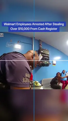 Walmart Employees Arrested After Stealing Over $10,000 From Cash Register #cops #copsoftiktok 