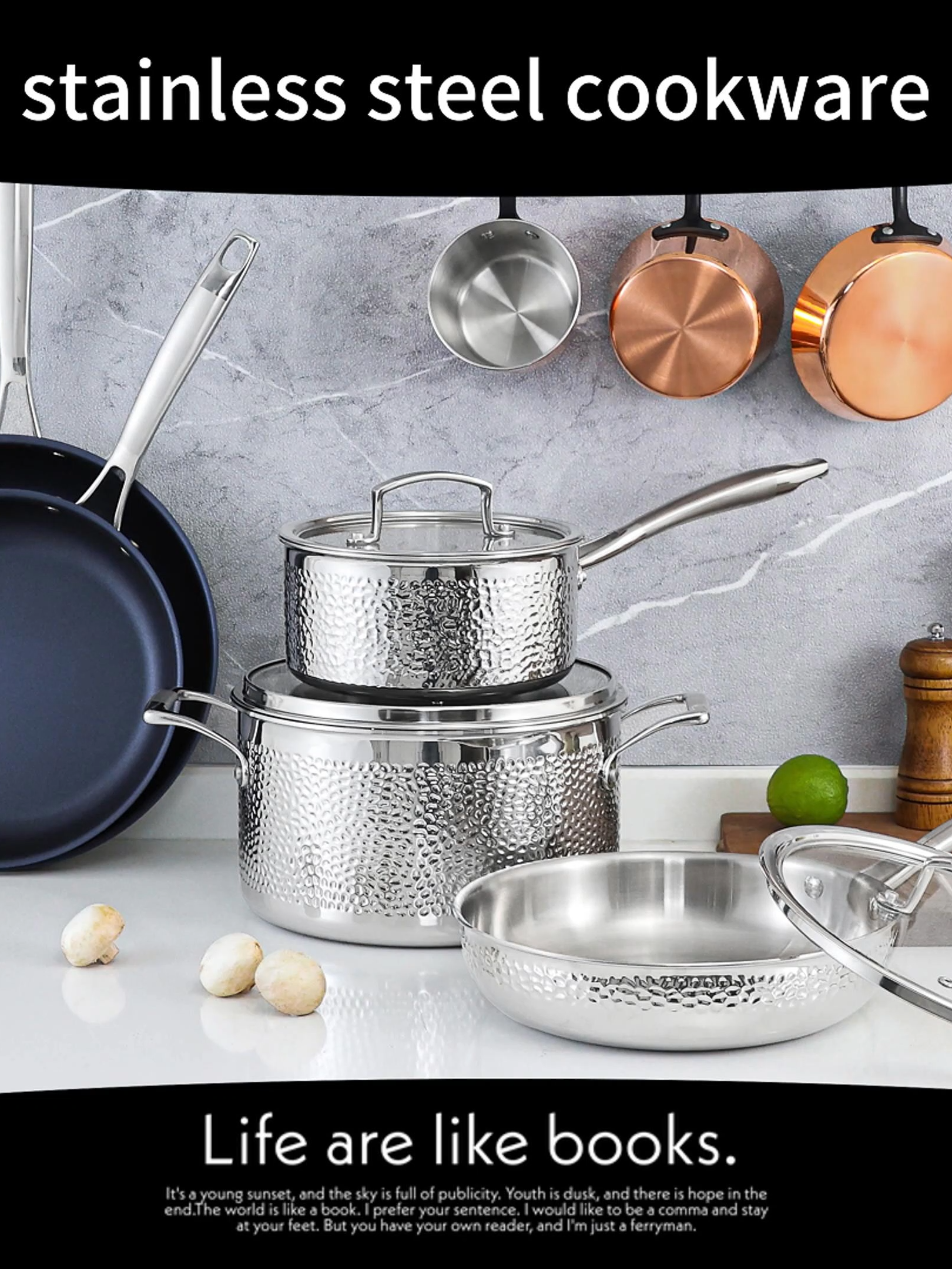 🔥 10 pots to cook all your dishes! Frying, stir-frying, stewing, boiling, and steaming | A comprehensive guide to cookware for all occasions. #LifeAesthetics #kitchenessentials #blackkitchen #KitchenHacks #cookingathome #tiktokmademebuyit #kitchenrenovation #cookingset #foodtiktok #homecooking #stainlesssteel #nontoxic #wintop #kitchen #factory #wholesaler #kitchenhack #fpy #cookware #cookwareset