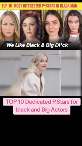 TOP 10 Dedicated P.Stars for black and Big Actors
