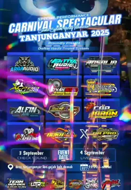 Karnaval maulid nabi DS.tanjunganyar🔥 #fypシ゚ dimeriahkan oleh: @𝘾𝙖𝙥 𝙅𝙖𝙧𝙖𝙣 𝘼𝙪𝙙𝙞𝙤 @nirmala.audio @azka_audio_jatisono1 @dkanaudio3 @rosaliaaudiopati @alproaudiopati1 @aprooneaudio.pati @alfinaudioofficial @sg44audiopati @argaaudiop4737arfangemer #fypシ゚viral 