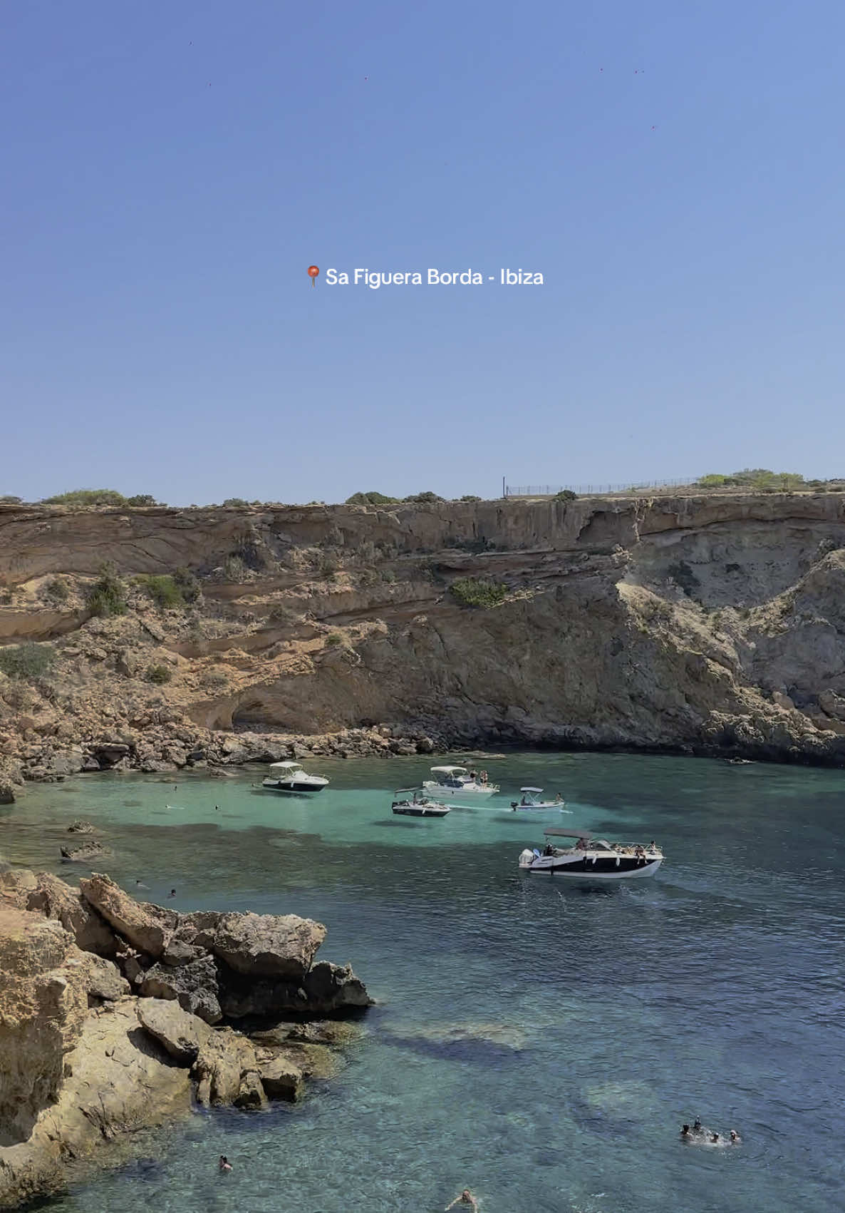 Secret Location in Ibiza #ibiza #fyp #safigueraborda #secretlocation 