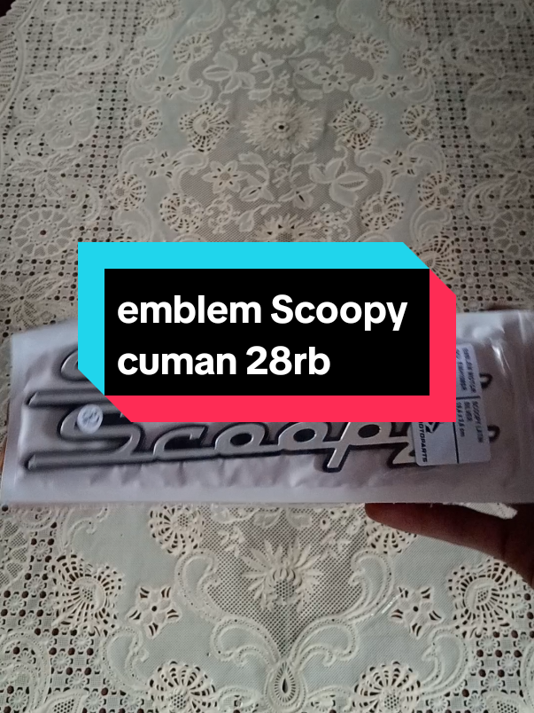 emblem Scoopy secakep ini  buruan sebelum kehabisan  #emblemscoopy #emblem #emblemtimbul 