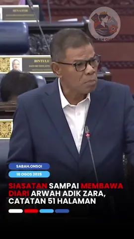 Kuala Lumpur – Dalam sesi Dewan Rakyat hari ini, Menteri Dalam Negeri, Datuk Seri Saifuddin Nasution Ismail, mendedahkan hasil siasatan awal berhubung kematian pelajar tingkatan satu, Allahyarhamah Zara Qairina Mahathir, 13 tahun. Beliau memaklumkan, siasatan mendapati terdapat unsur buli, pengabaian serta gangguan seksual, sekali gus menolak tuduhan bahawa wujud cubaan untuk menutup kes berkenaan. Saifuddin turut mengesahkan bahawa pihak polis menerima sebuah diari setebal 51 halaman milik Allahyarhamah yang diserahkan oleh guru kepada penyiasat. Diari tersebut mengandungi luahan hati dan catatan peribadi Zara Qairina mengenai pelbagai masalah yang dihadapinya sebelum kejadian tragis berlaku. Beliau menegaskan bahawa setiap dakwaan mesti disokong dengan bukti, dan itulah prinsip yang digunakan oleh pasukan polis sepanjang penyiasatan kes ini. Menurutnya, sebaik sahaja kejadian dilaporkan pada awal pagi 16 Julai lalu, segala tindakan diambil mengikut prosedur operasi standard (SOP) yang ditetapkan. Rekod siasatan menunjukkan, pada jam 3 pagi, Zara ditemui dalam keadaan tidak sedarkan diri berhampiran longkang asrama. Tidak lama kemudian, sekitar jam 3.45 pagi, seorang pembantu pegawai perubatan dari Klinik Kesihatan Kinarut tiba di lokasi untuk memberikan rawatan awal. Pada ketika itu, Allahyarhamah masih bernafas, menandakan beliau jatuh dalam keadaan hidup sebelum disahkan meninggal dunia kemudian di hospital.