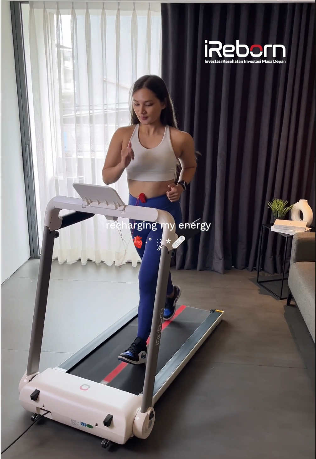 Looking for an energy boost? Try working out ✨  #ireborn #irebornsemarang #investasikesehataninvestasimasadepan #homegym #workout 